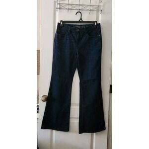 So Slimming Girlfriend‎ Flare Women's Blue Jeans Pants Stretch Pockets Size 6